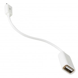 OTG kábel, microUSB dugó-USB aljzat - SA 044